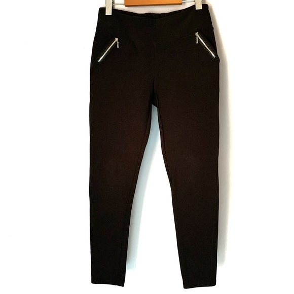 Lily Morgan Ladies Size Medium Black Leggings - Picture 1 of 6